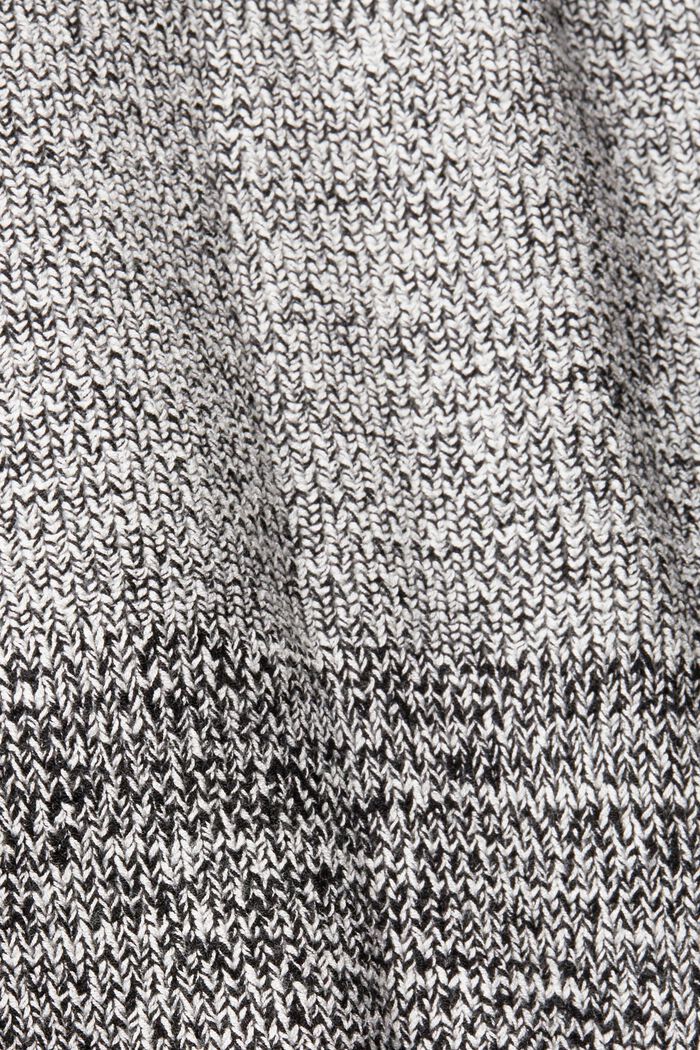 Pull-over à ourlet coquille, NEW BLACK, detail image number 4