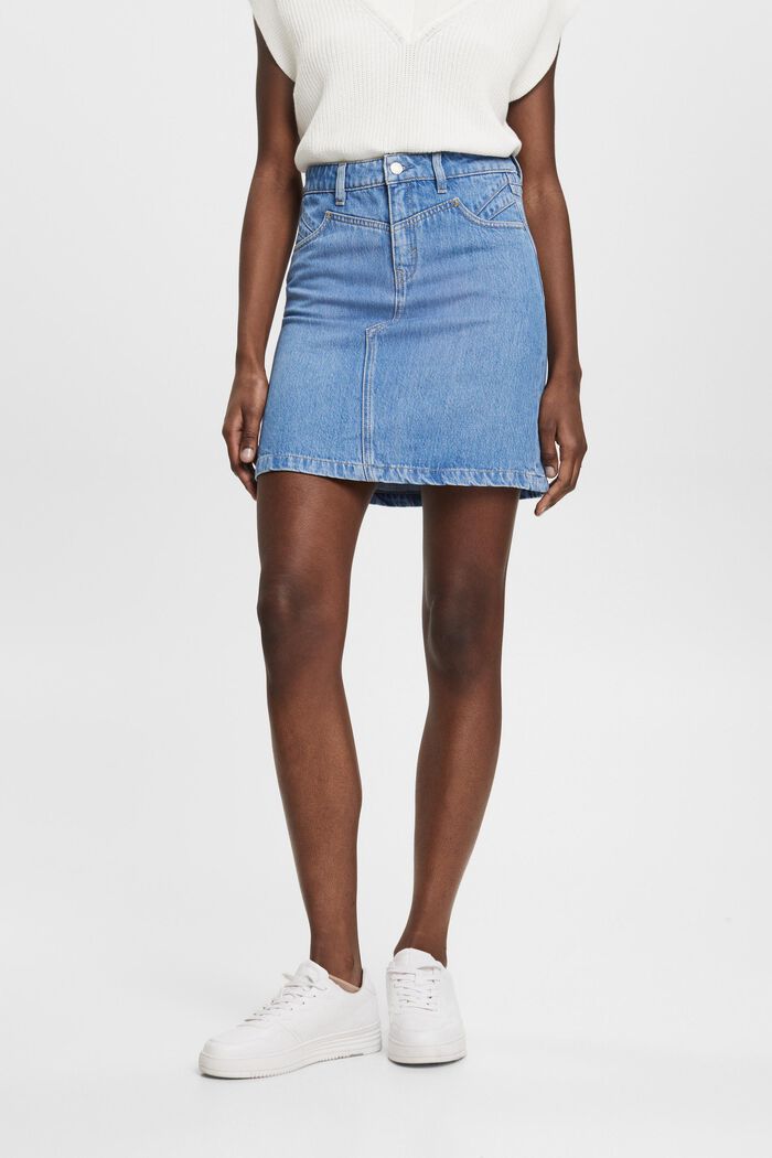 ESPRIT – Jupe en jean de coupe courte sur notre boutique en ligne