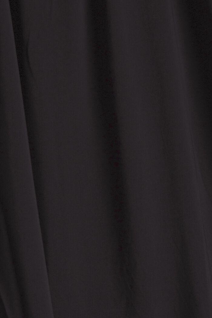 Robe dotée d'une patte de boutonnage, LENZING™ ECOVERO™, BLACK, detail image number 4