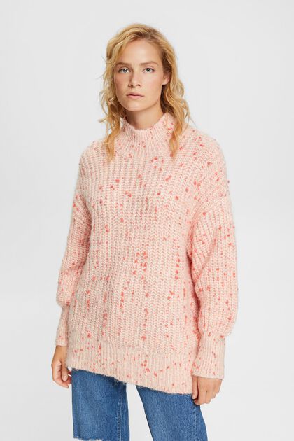 Pull-over en fil fantaisie, ROSE, overview