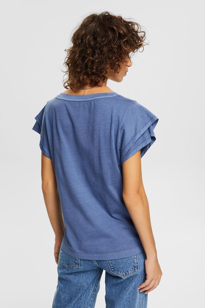 T-shirt 100 % coton biologique, BLUE LAVENDER, detail image number 3