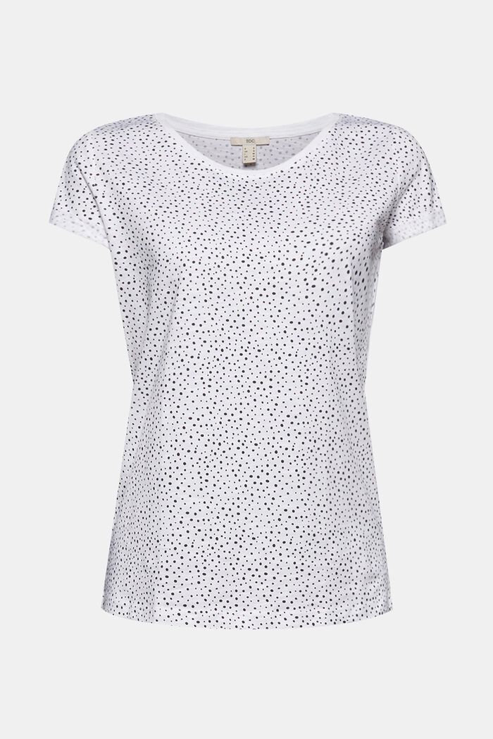 T-shirt à imprimé, 100 % coton biologique, WHITE, overview