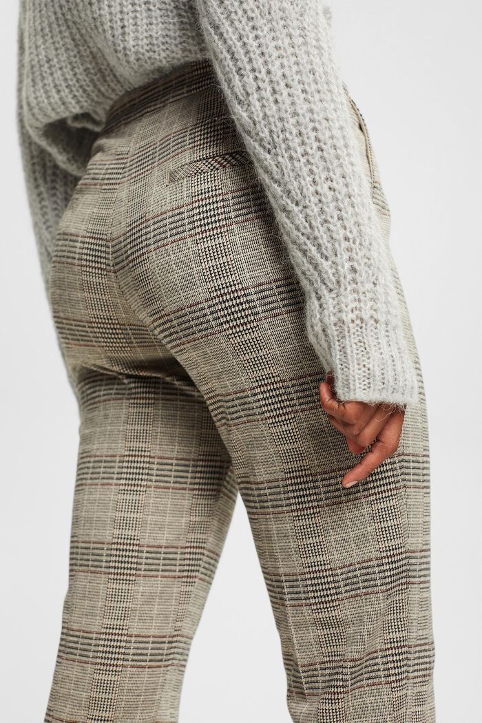 Pantalon à carreaux prince-de-galles, ICE, detail image number 4