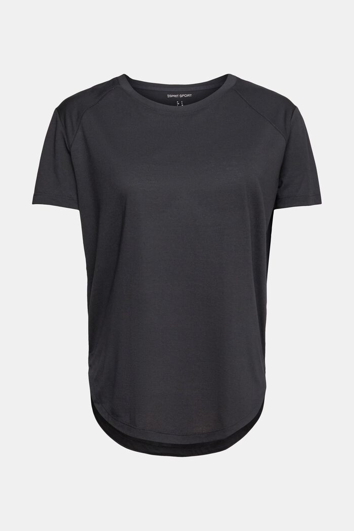 T-shirt de sport, LENZING™ ECOVERO™, BLACK, detail image number 2