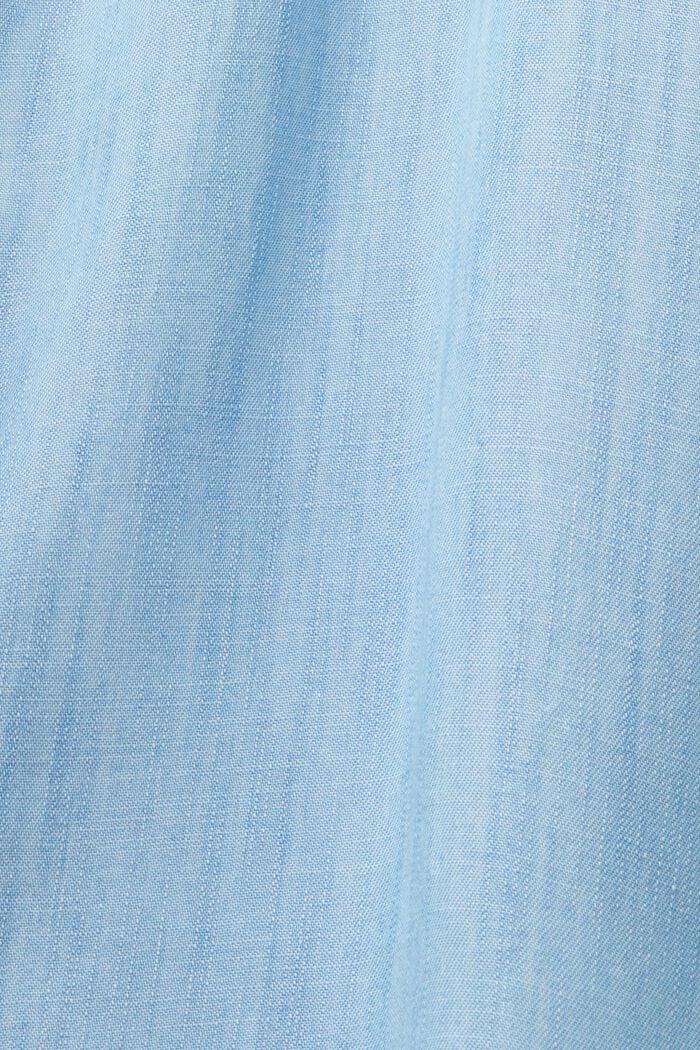 En TENCEL™ : la jupe longueur midi d´aspect denim, BLUE LIGHT WASHED, detail image number 6