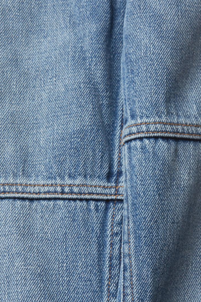 À teneur en chanvre : le jean de style cargo, BLUE MEDIUM WASHED, detail image number 7