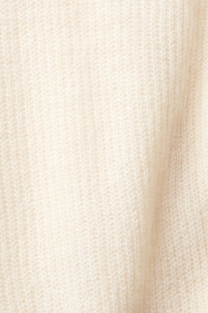 À teneur en laine/alpaga : le cardigan en maille, DUSTY NUDE, detail image number 4