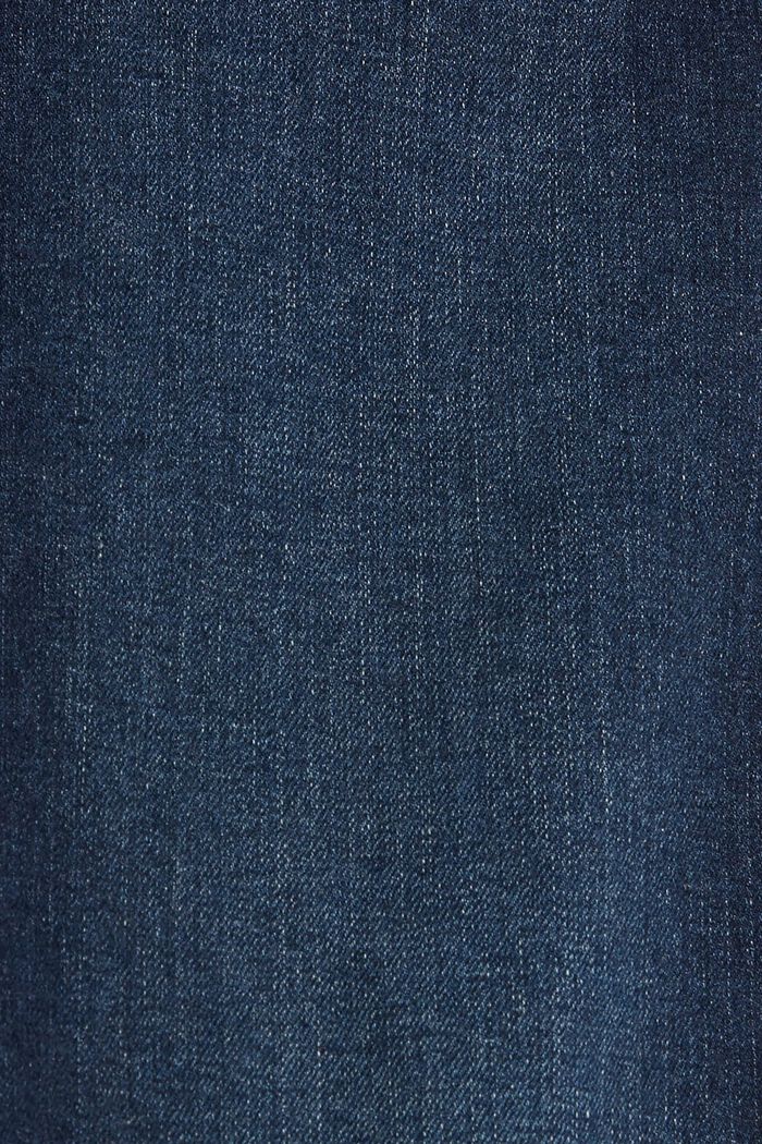 Jean stretch en coton biologique, BLUE DARK WASHED, detail image number 4