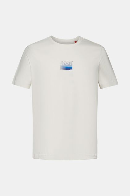 T-shirt en jersey à imprimé, 100 % coton