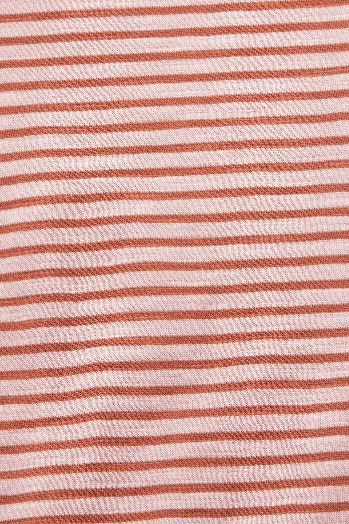 T-shirt rayé à manches longues, OLD PINK, detail image number 5
