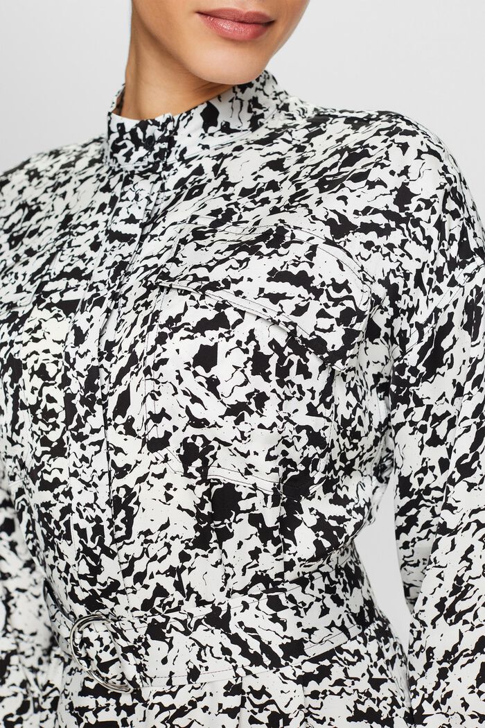 Robe-chemise en satin imprimée, ICE, detail image number 3