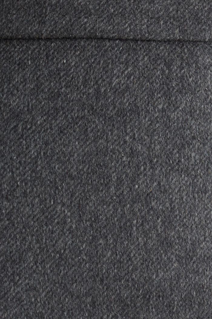 À teneur en laine : la jupe trapèze élégante, DARK GREY, detail image number 4