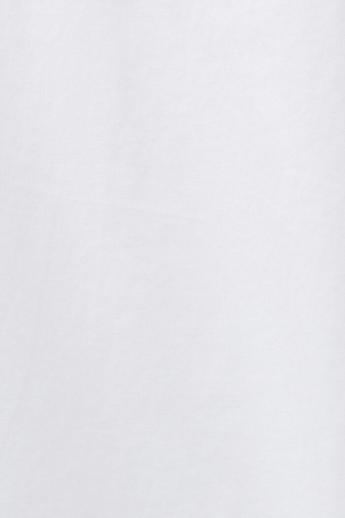 Robe longueur genoux en dentelle de coton, WHITE, detail image number 4