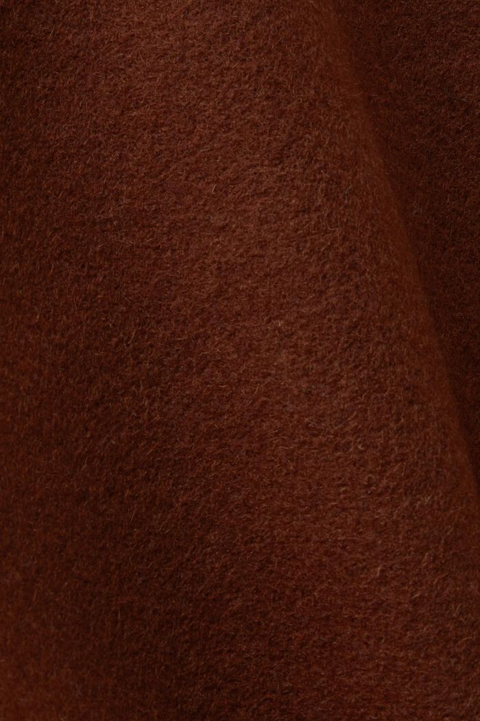 Caban croisé en laine, BARK, detail image number 6