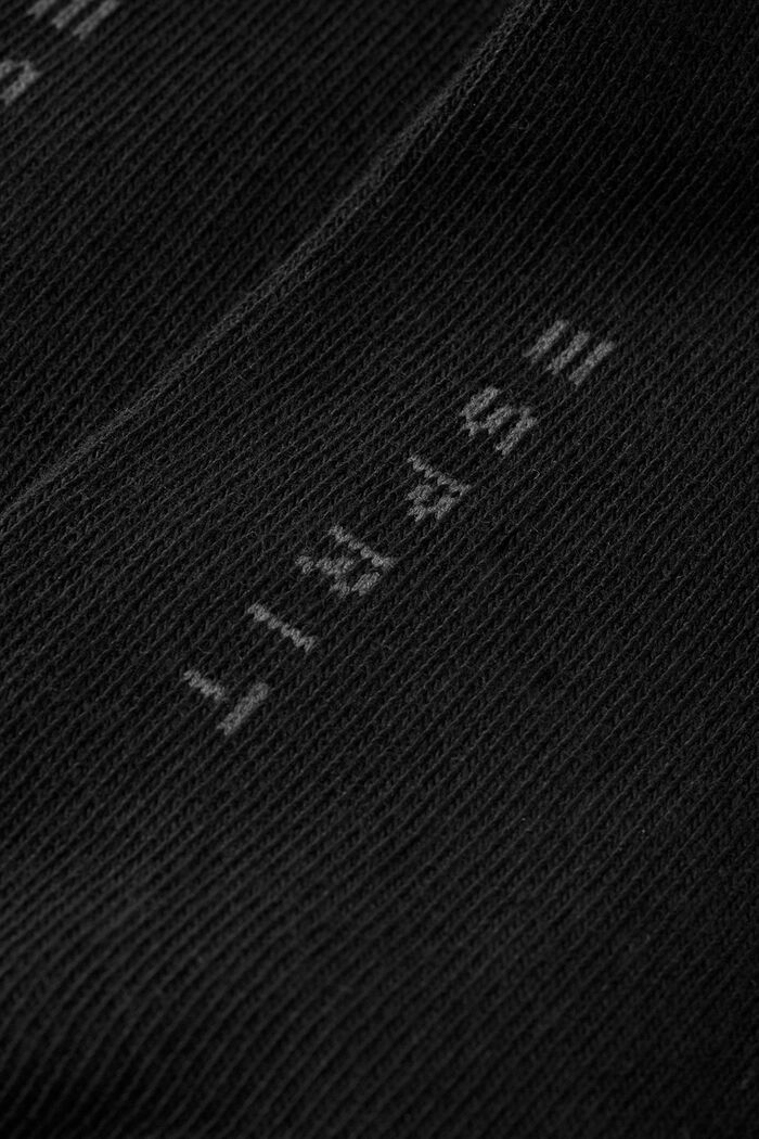 5 paires de chaussettes en coton mélangé, BLACK, detail image number 1