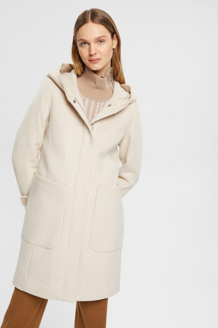Manteau à teneur en laine, ICE, detail image number 1