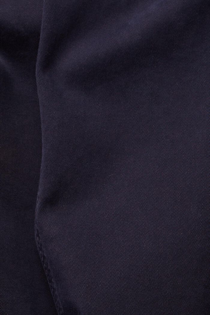 Pantalon stretch longueur corsaire, NAVY, detail image number 4