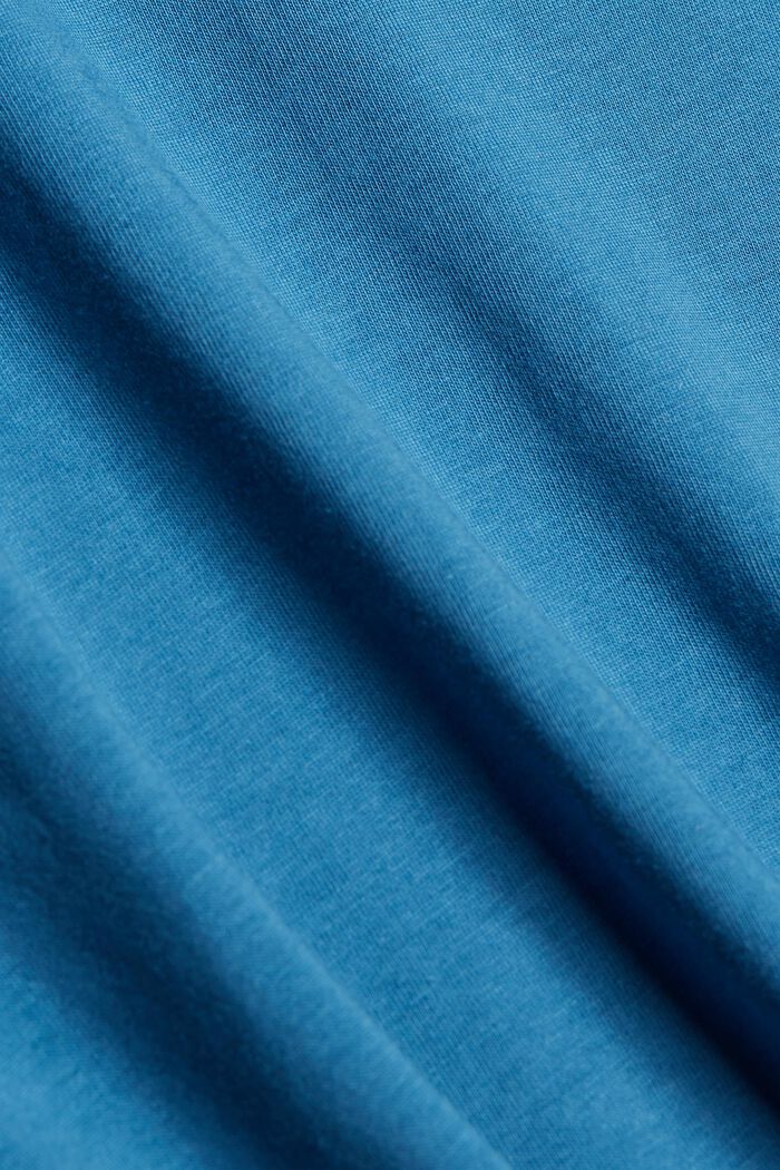 T-shirt en jersey doté d´un imprimé, 100 % coton bio, PETROL BLUE, detail image number 4