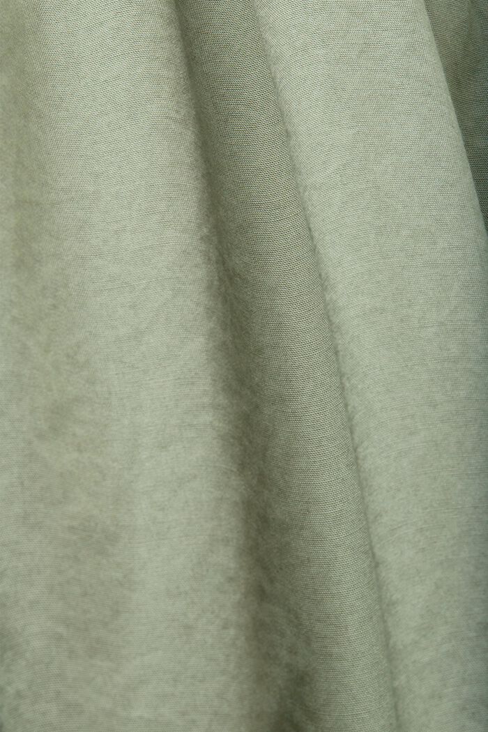 Robe longueur midi en coton, PALE KHAKI, detail image number 5