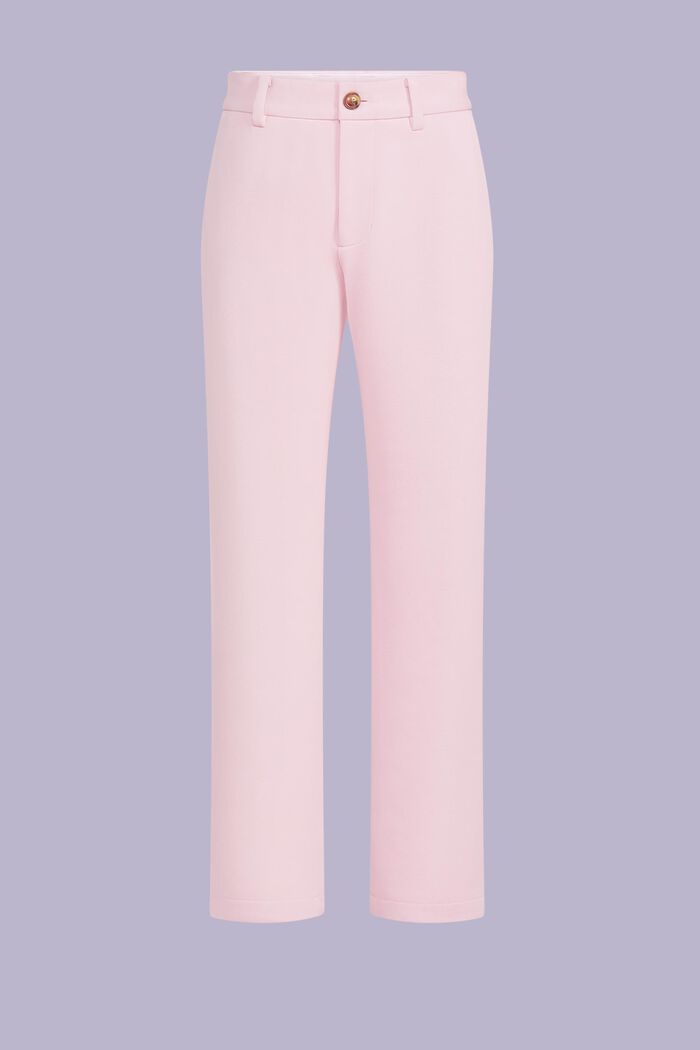 Pantalon à jambes larges en coton biologique mélangé, PASTEL PINK, detail image number 5