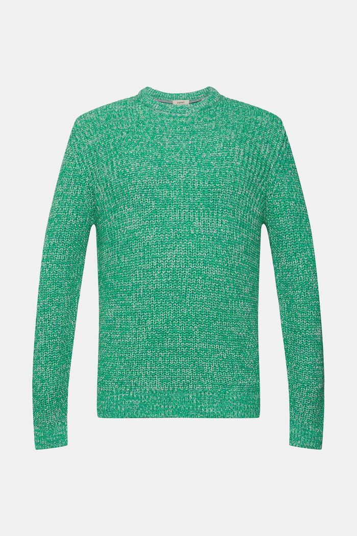Pull-over en maille multicolore, LIGHT GREEN, detail image number 7