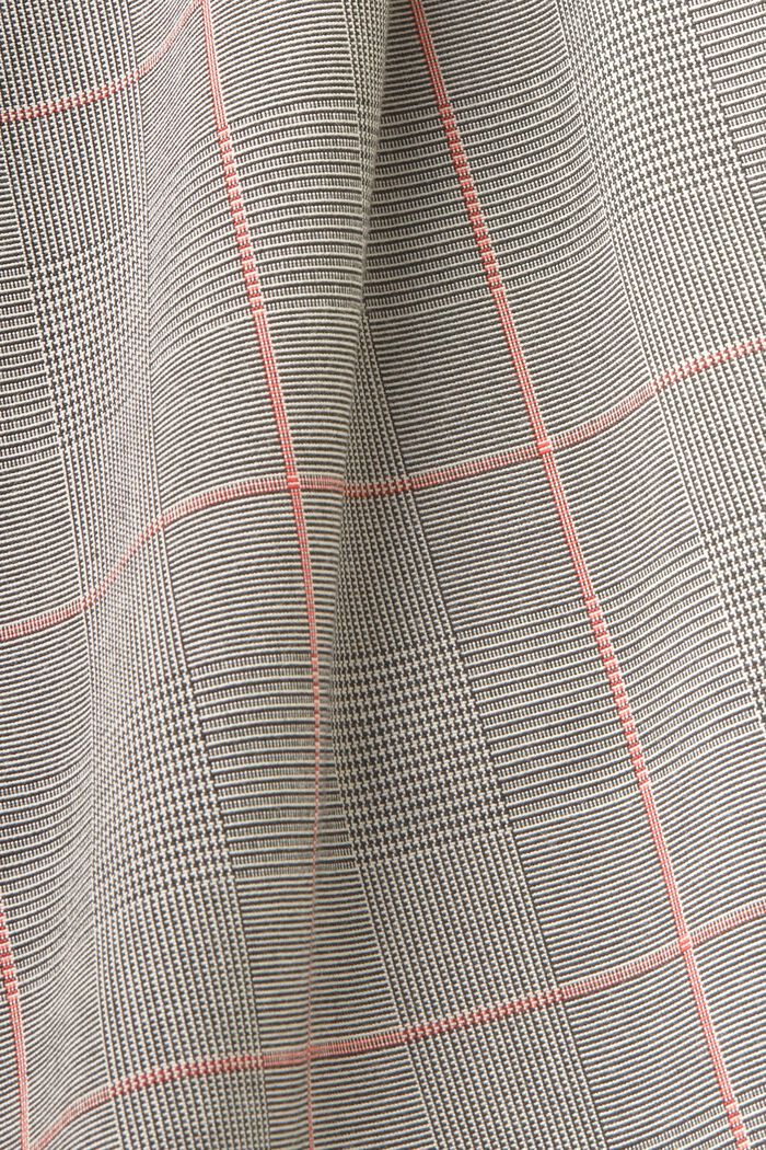 Robe droite sans manches à carreaux, MEDIUM GREY, detail image number 6