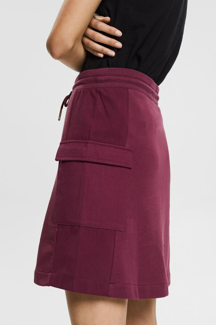 Fashion Skirt, BORDEAUX RED, detail image number 2