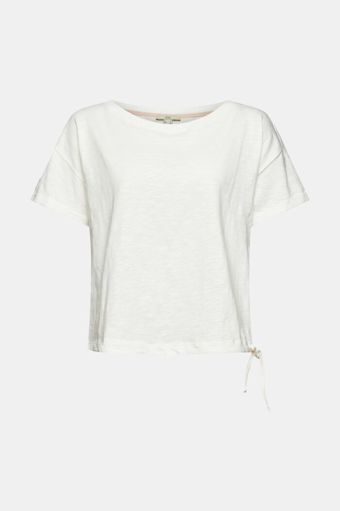T-shirt 100 % coton biologique, OFF WHITE, overview