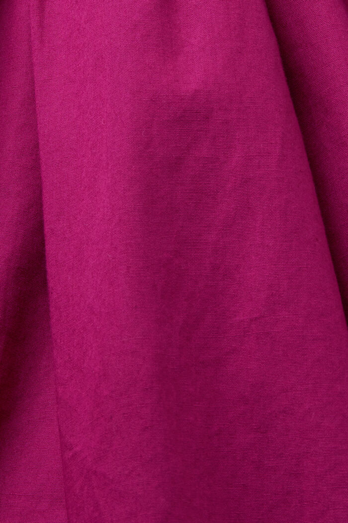 Mini-robe en matières mélangées, DARK PINK, detail image number 7