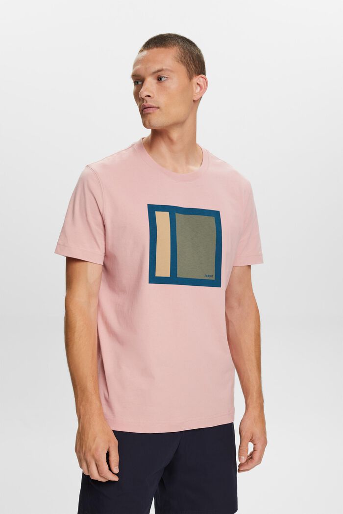 T-shirt graphique en jersey de coton, OLD PINK, detail image number 0