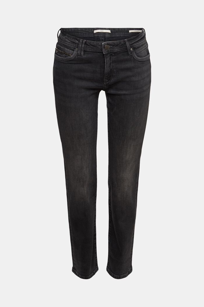 Jean à jambes larges, BLACK DARK WASHED, overview
