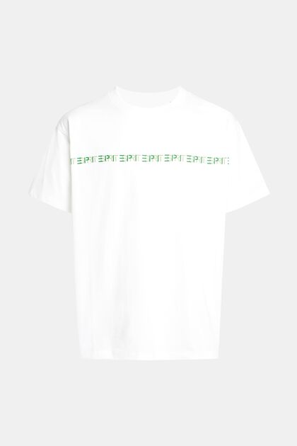 T-shirt Yagi Archive à encolure ronde et logo, WHITE, overview