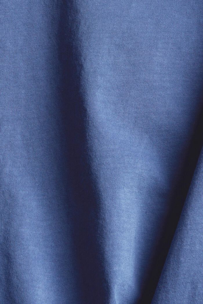 T-shirt 100 % coton biologique, BLUE LAVENDER, detail image number 4