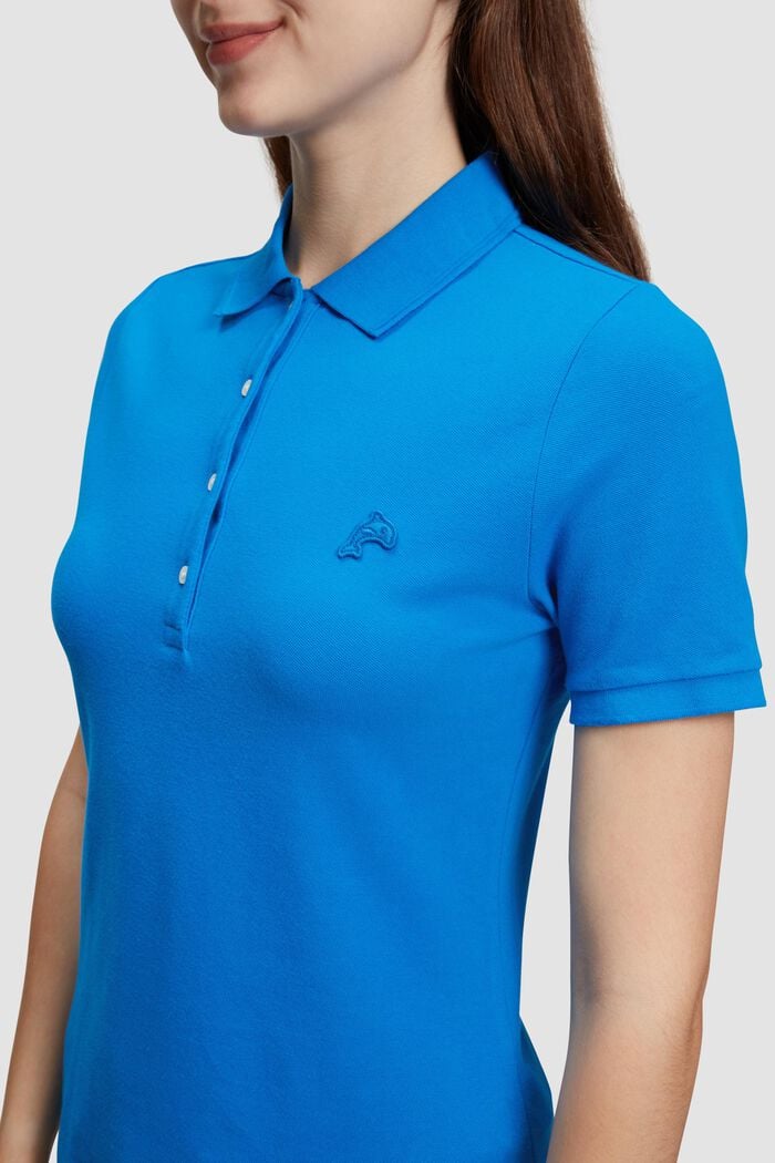 Polo classique Dolphin Tennis Club, BLUE, detail image number 2