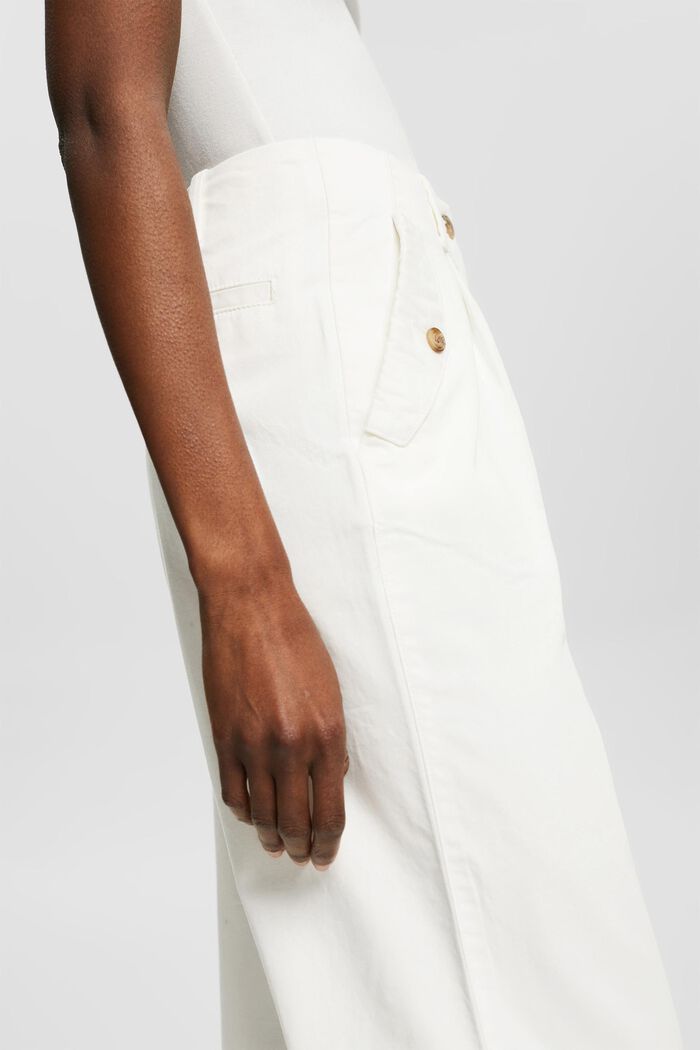 Jupe-culotte, 100% coton Pima, OFF WHITE, detail image number 2