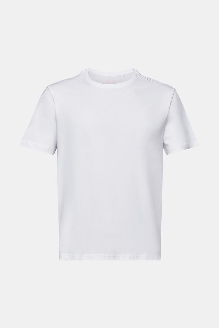 T-shirt à manches courtes et col ras-du-cou, WHITE, detail image number 5