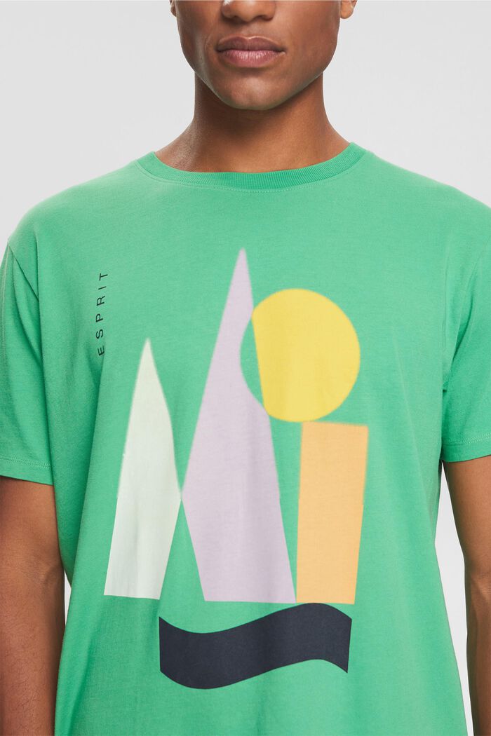 T-shirt à imprimé, en jersey, GREEN, detail image number 2