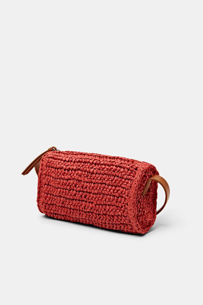 Sac bandoulière en crochet, ORANGE RED, detail image number 2
