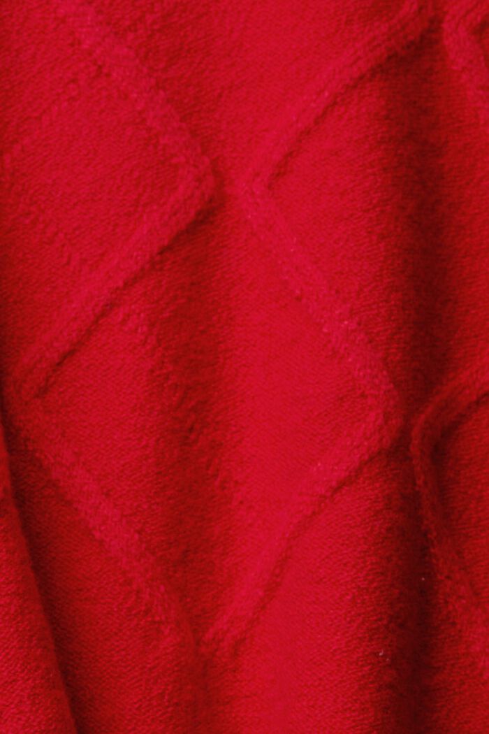 Pull à motif losanges, DARK RED, detail image number 1