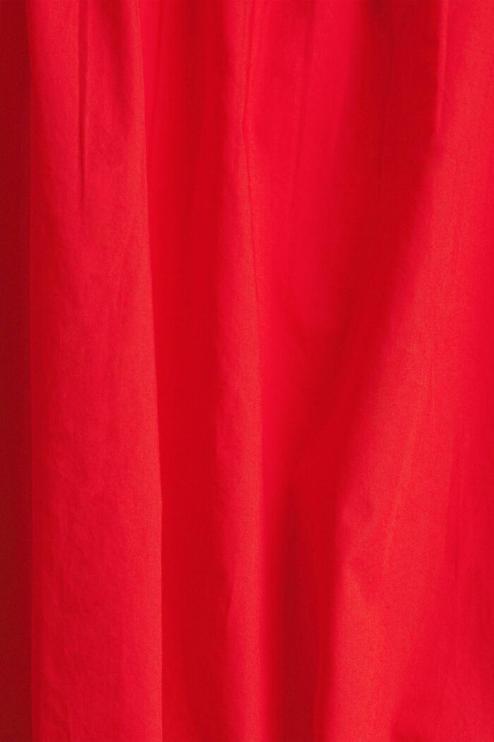 Robe chemisier longueur genoux, RED, detail image number 4