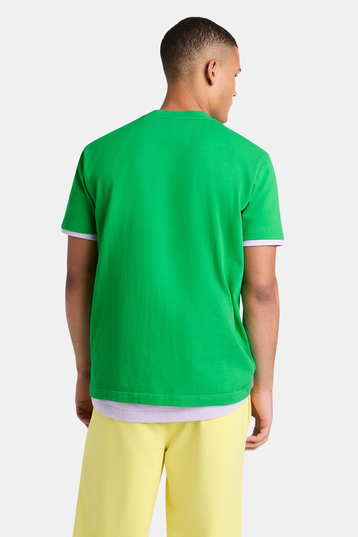 T-shirt en jersey de coton unisexe à logo, GREEN, detail image number 3