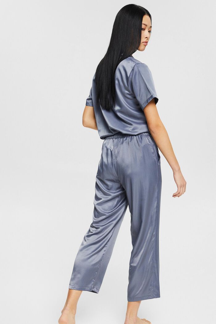 Pantalon de pyjama à teneur en LENZING™ ECOVERO™, GREY BLUE, detail image number 3