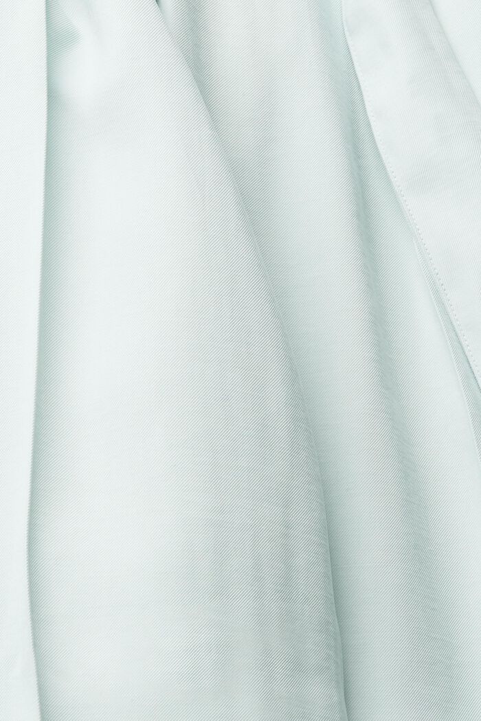 Pantalon paper bag à ceinture textile, LENZING™ ECOVERO™, DUSTY GREEN, detail image number 4