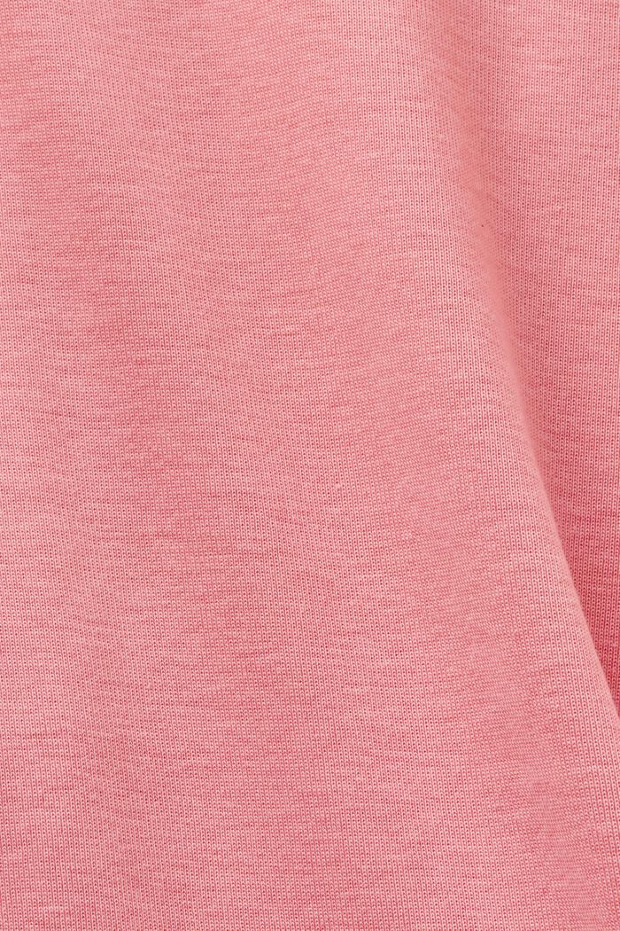 T-shirt à manches longues en jersey de coton, PINK, detail image number 6