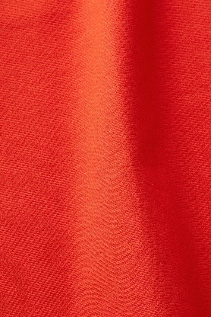 Robe longueur midi en jersey punto, RED, detail image number 4