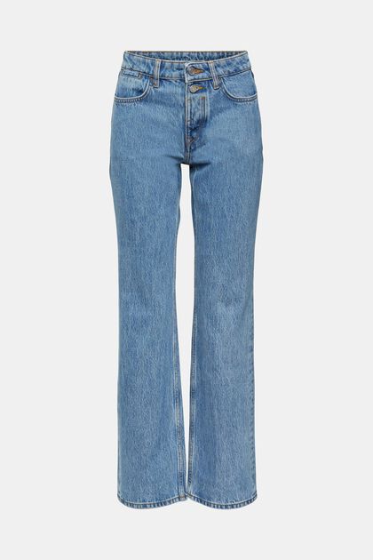 Jean Bootcut à taille haute, BLUE LIGHT WASHED, overview