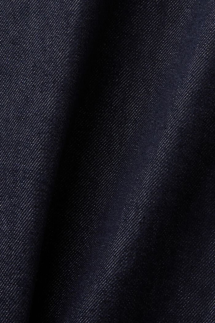 Jean chino taille haute à plis et jambes larges, BLUE RINSE, detail image number 6