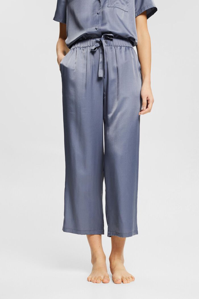 Pantalon de pyjama à teneur en LENZING™ ECOVERO™, GREY BLUE, detail image number 0