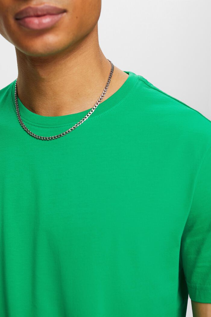 T-shirt à manches courtes et col ras-du-cou, GREEN, detail image number 3