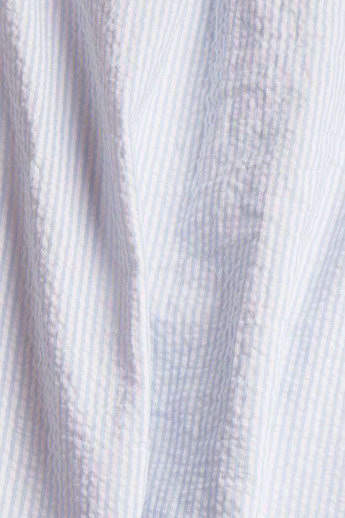 Robe chemisier à ceinture à nouer, LIGHT BLUE, detail image number 4